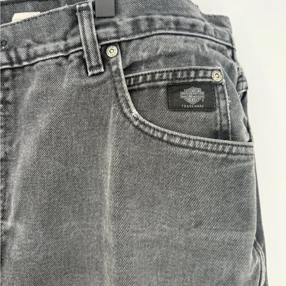 Harley-Davidson Men's faded black Jeans